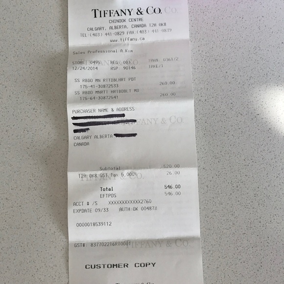 Tiffany’s Silver Pendant & Onyx Bracelet - Picture 6 of 6